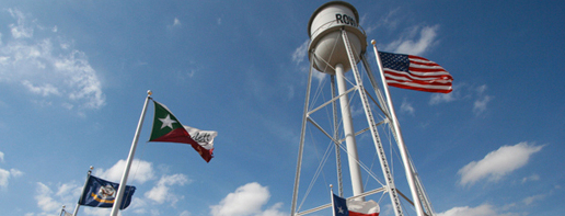 City of Rowlett Texas watertower